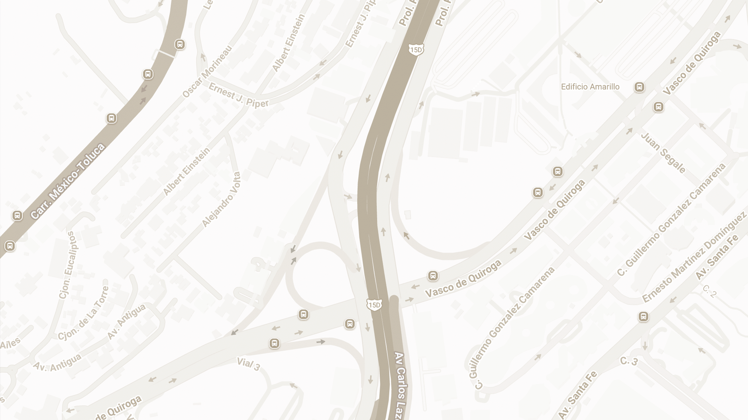 Mapa de la ciudad con Centro de Servicio INFINITI