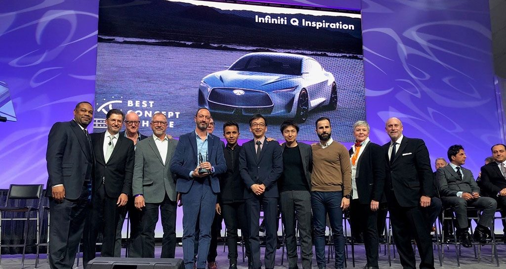 INFINITI Q INSPIRATION galardonado en NAIAS 2018.
