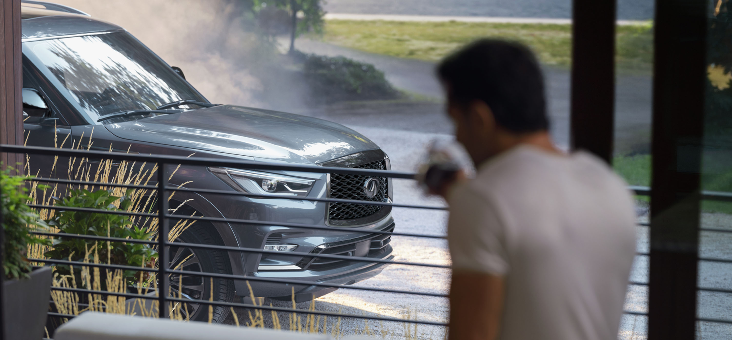 2024 INFINITI QX60 SUV in dark grey