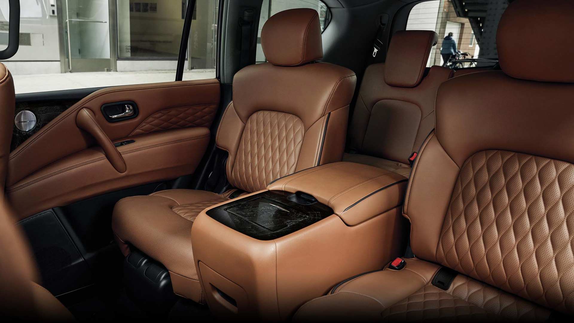 2024 INFINITI QX80 7-8 passenger SUV’s Captain’s Chairs