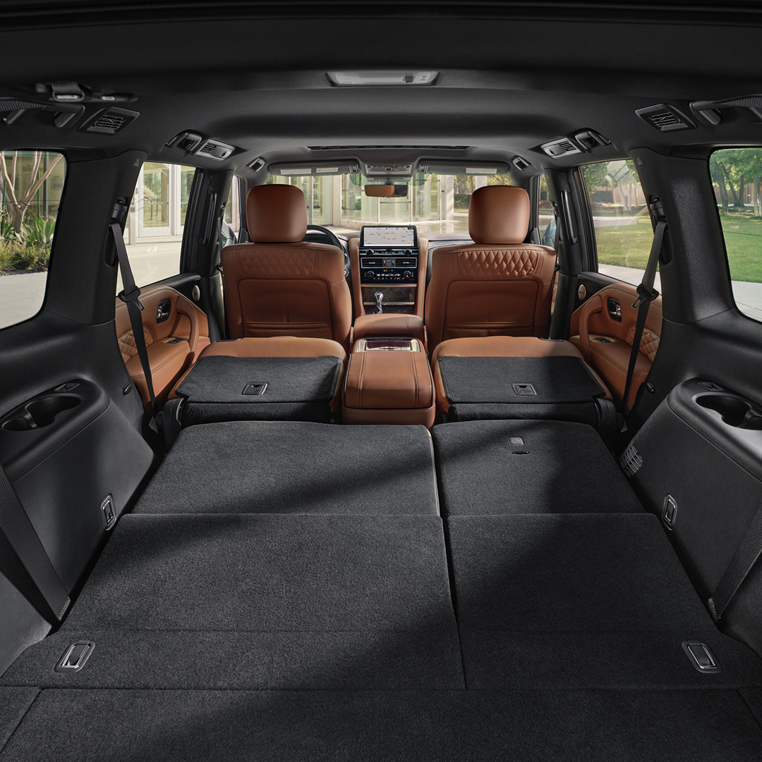 2024 INFINITI QX80 7-8 passenger SUV cargo space