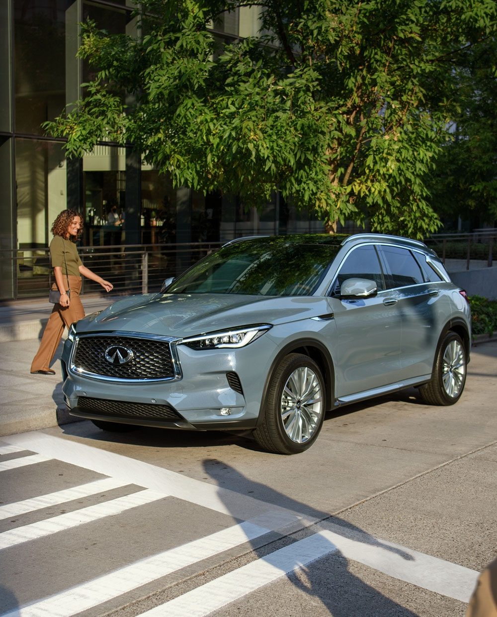 2024 INFINITI QX50 compact SUV on the road