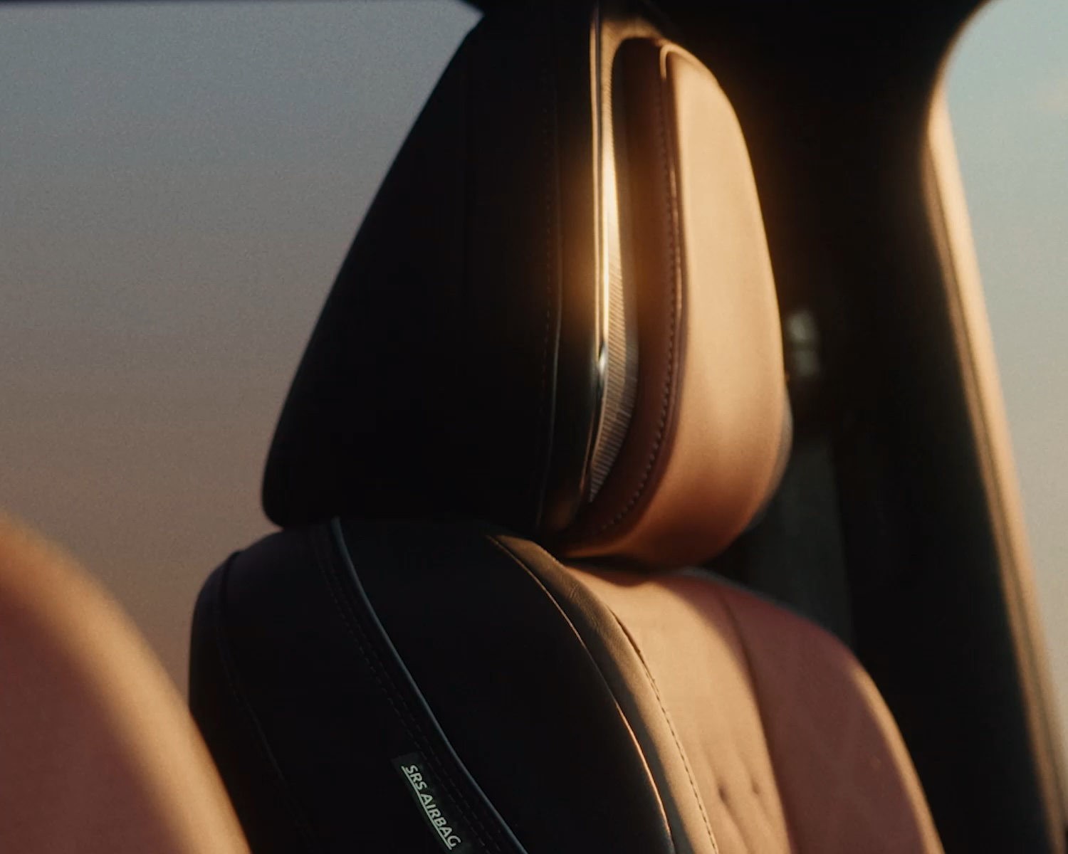 Behind the scenes and interior view of the INFINITI QX80 SUV