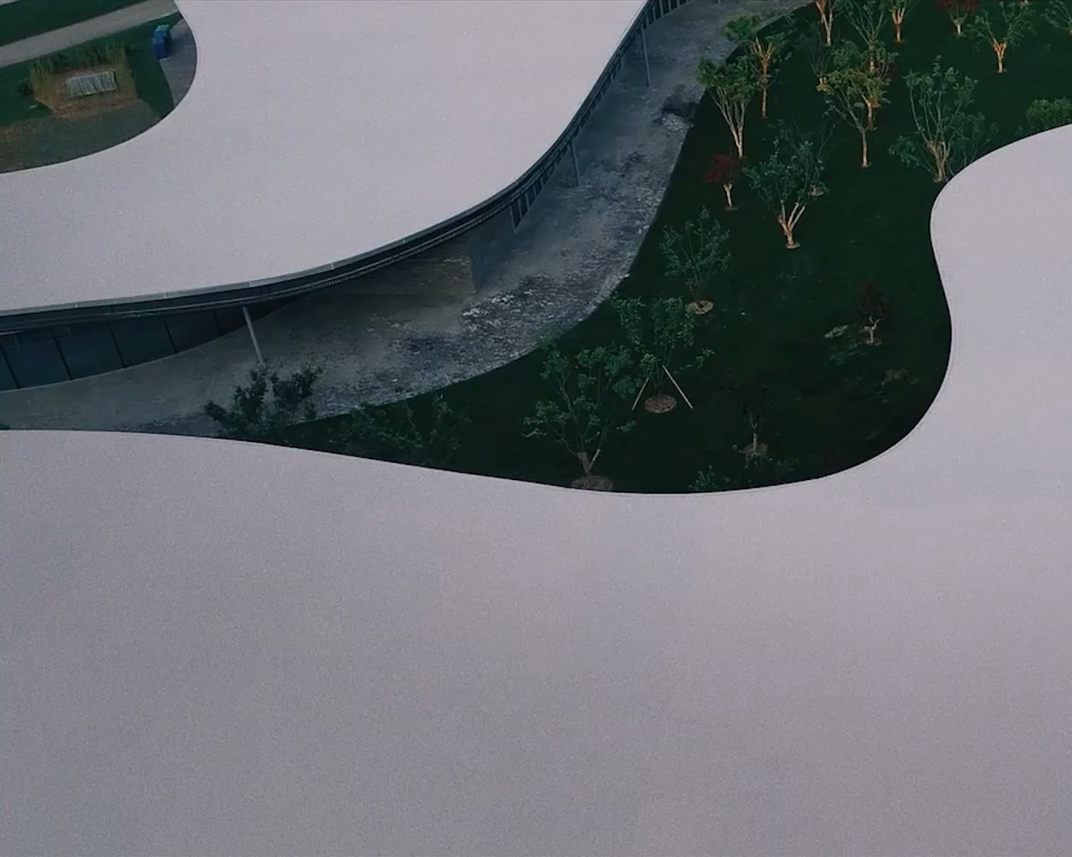 Bird's eye view of nature influencing INFINITI Makers