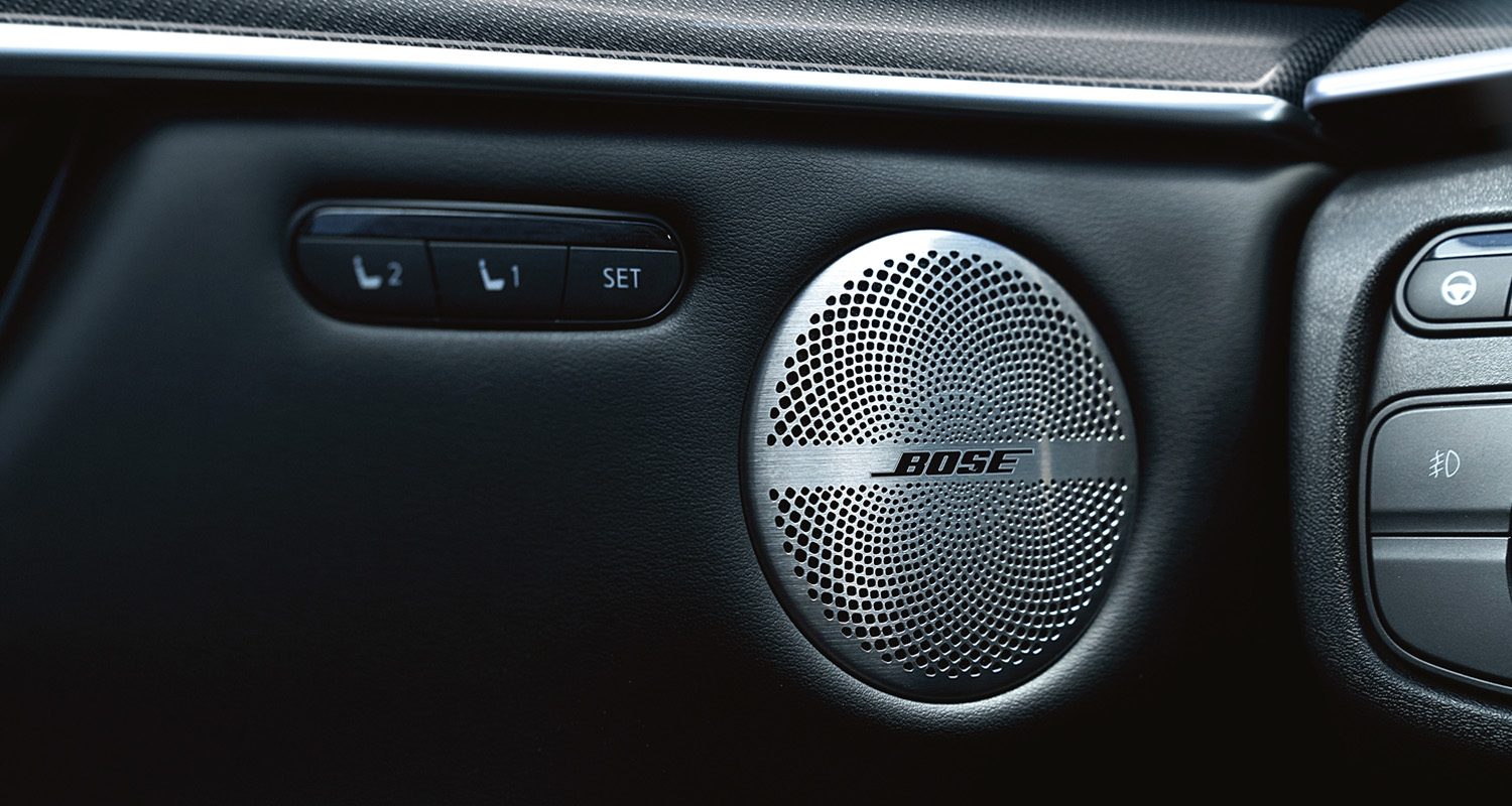 INFINITI QX50 Bose Speaker next to seat controls