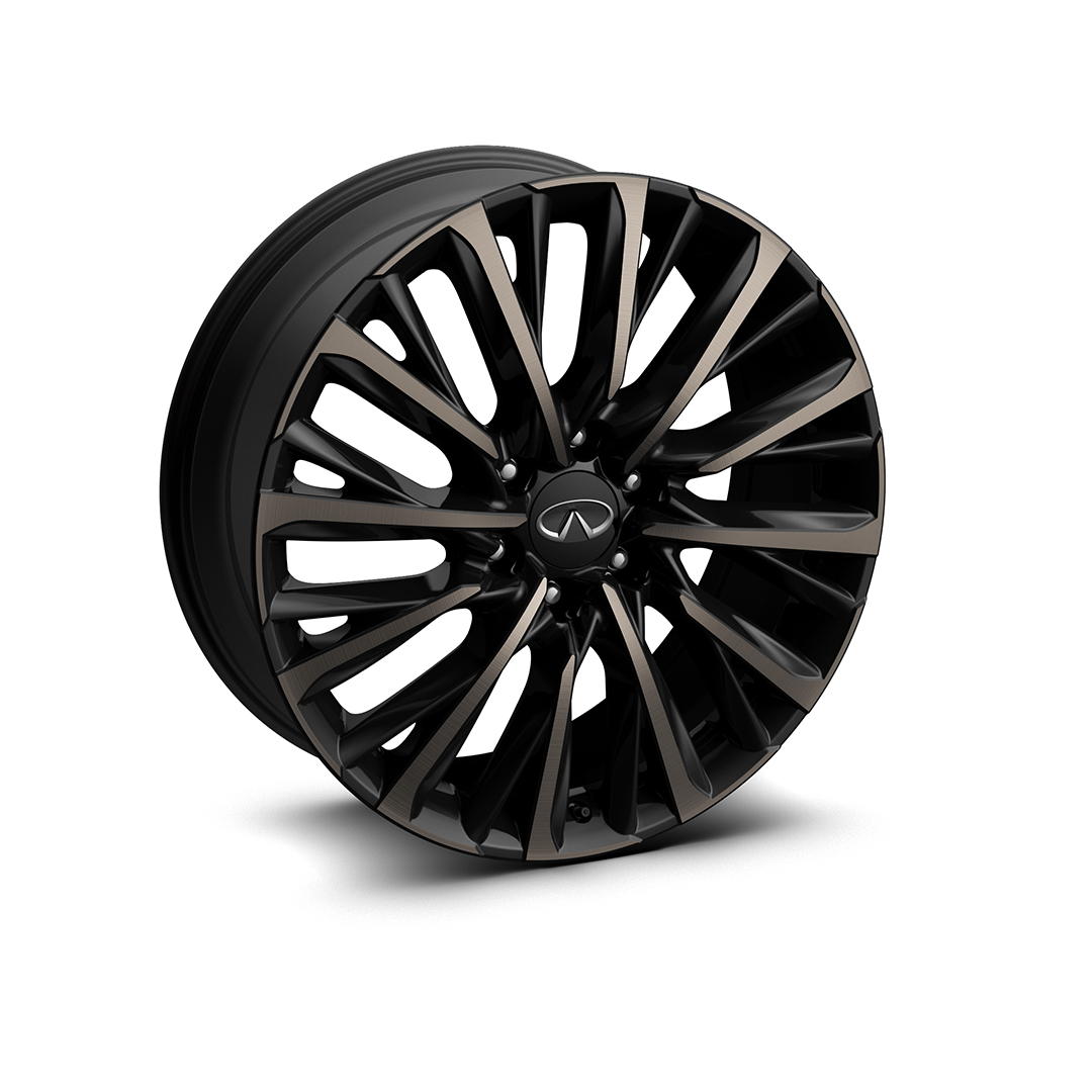 Rines de aluminio 22“ con diseño exclusivo en color
oscuro, 275/50R22 All season