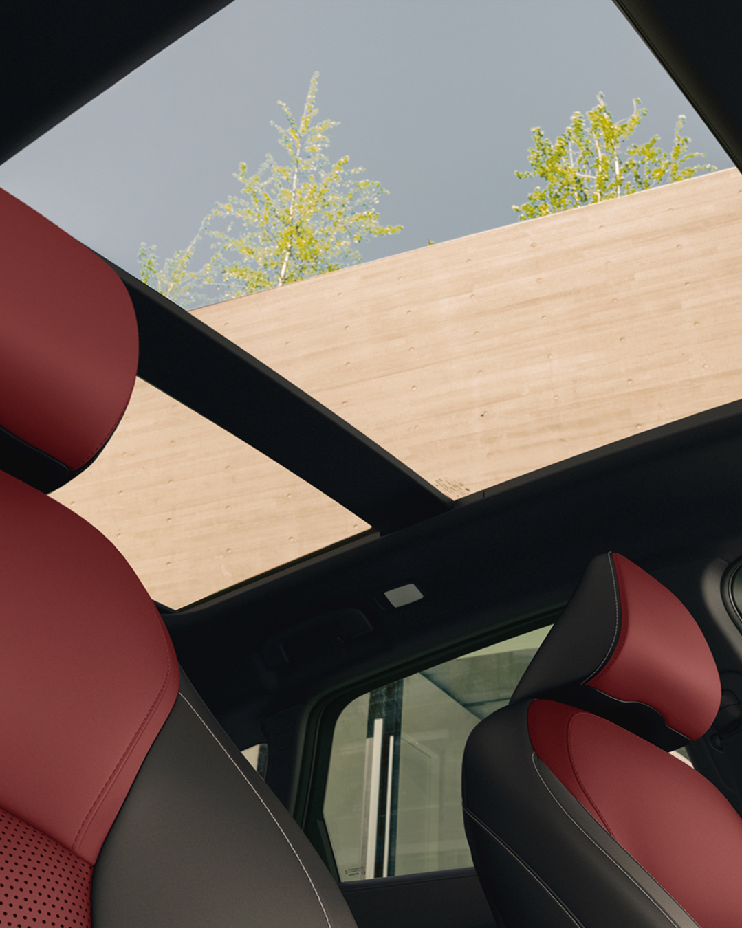 INFINITI QX50 panoramic moonroof bringing natural light into the cabin