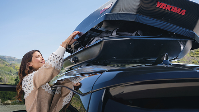 Portaequipaje en una SUV INFINITI