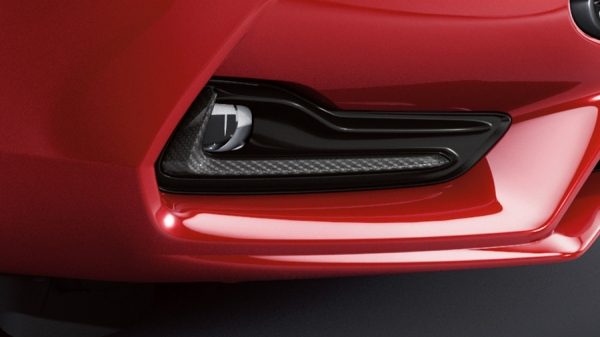 Infiniti Contorno de faros de fibra de carbono