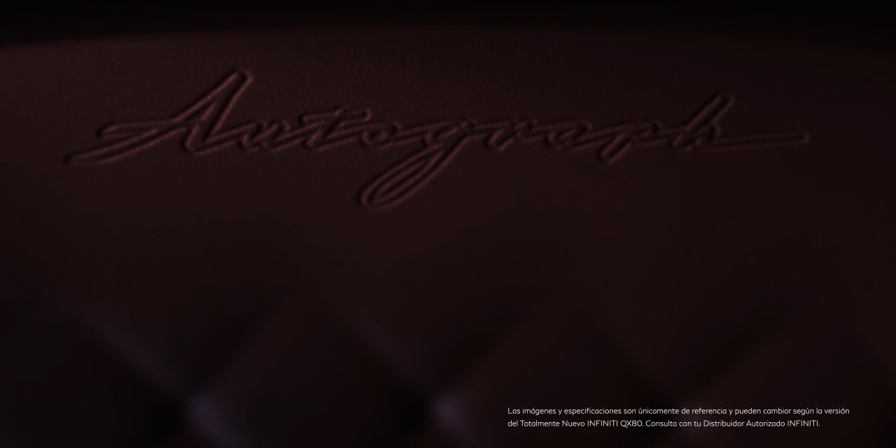 Side profile of the all-new INFINITI QX80 front grille